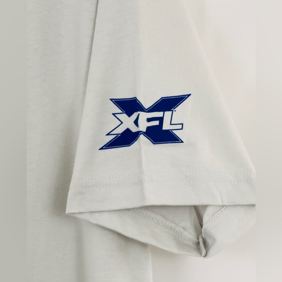 New York Guardians XFL Gray- Black/Silver and Red Insignia on Front T-Sh… - Picture 3 of 7